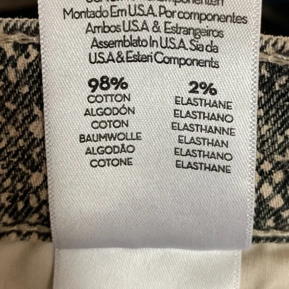 MOTHER The Hustler Flood High Rise Jeans Snake Print Size 27 - Picture 10 of 10